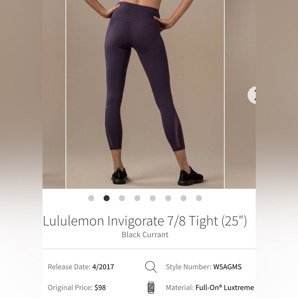 Lululemon Invigorate 7/8 Tight (25") - Picture 4 of 14